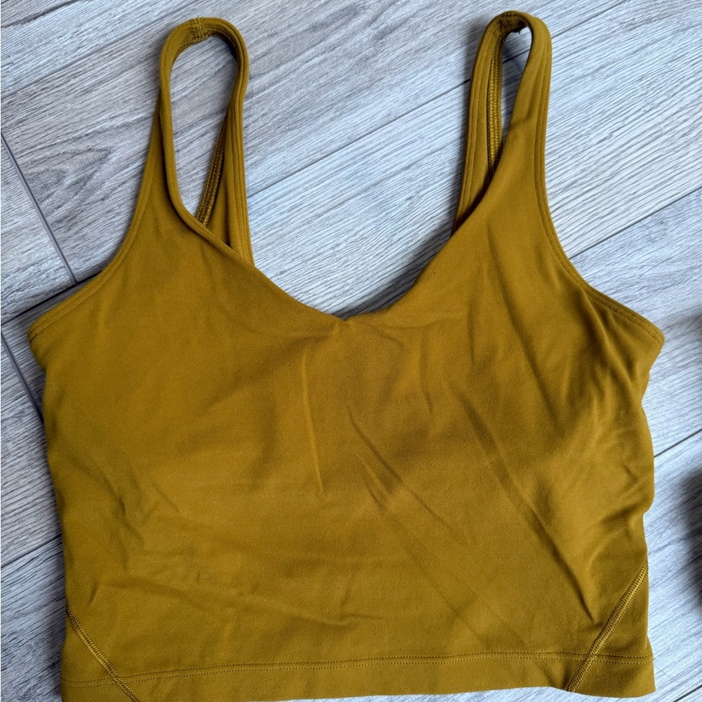 Lululemon Align Tank - Gold Spice size 4